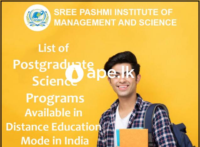  List of PG Science Programs 